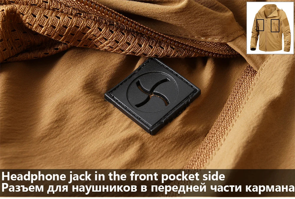 Jachetă marca MEGE -all seasons - pentru barbati - îmbrăcăminte militară, îmbrăcăminte tactică, îmbrăcăminte de vânt din nailon, respirabilă, ușoară