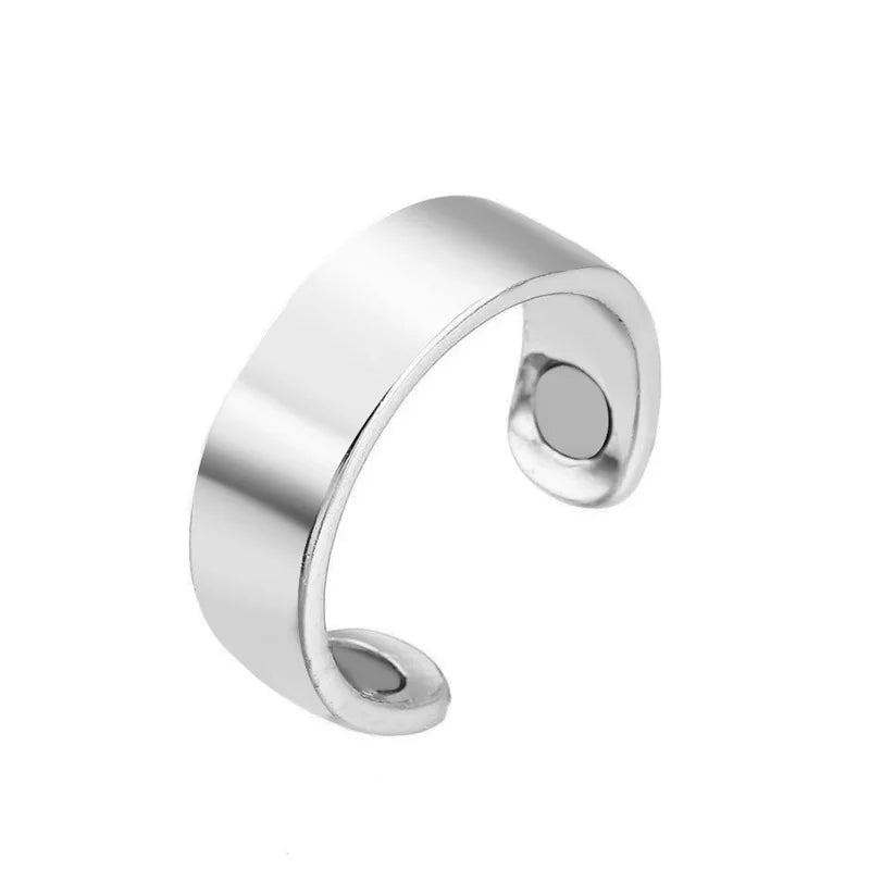 Inel Magnetic terapeutic si pentru slabit - Energy Magnetic Tourmaline Ring Bijuterii pentru îngrijirea sănătății pentru bărbați, femei, inel, produs pentru slăbire, inel magnetic