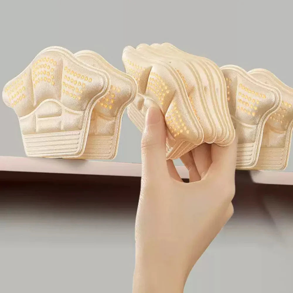Heel Stickers Heel Protectors Sneaker Shrinking Size Insoles Anti-wear Feet Shoe Pads Adjust Size High Heel Cushion Inserts