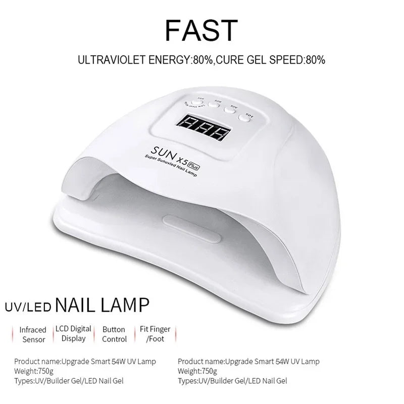 SUNX5 Plus 72W/54W Lampa UV uscare unghii gel