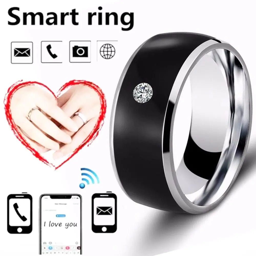 Inel inteligent cu conectare la telefon - NFC Smart Finger Ring Intelligent Wear Connect Android Phone Equipment Rings Fashion