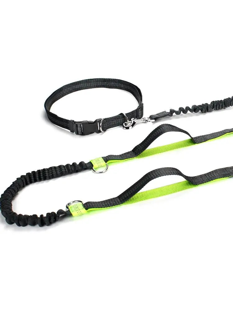 Lesă de alergare pentru câini - Mâinile libere - Jogging - Accesorii pentru câini Lesă pentru câini mari Coardă de tracțiune Accesorii pentru câini de companie