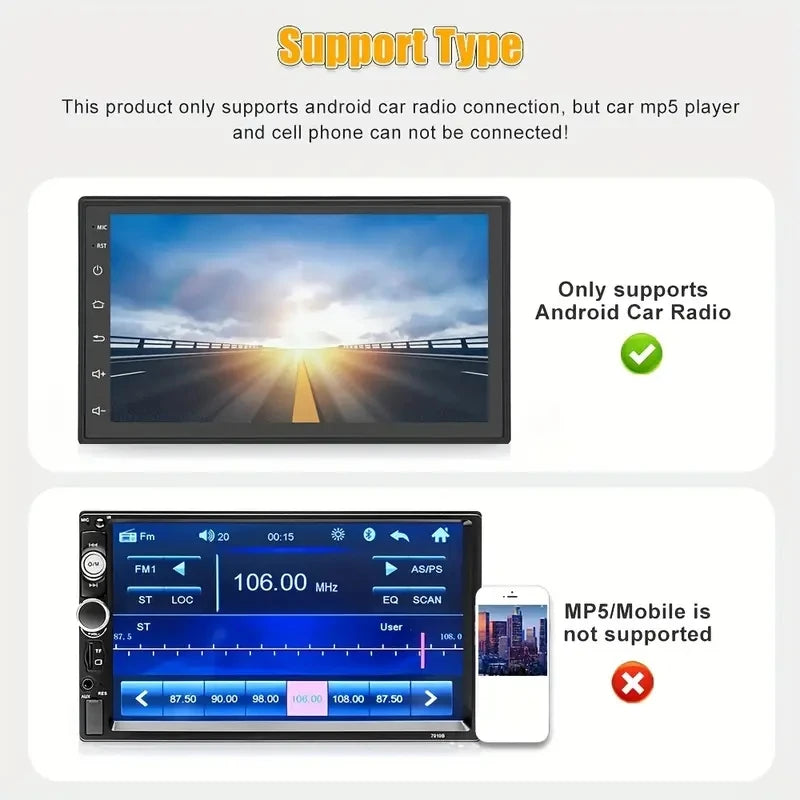 Navigatie - Car Android Navigator USB HD Driving Recorder Media Comes with ADAS Driving Assistance Function Car