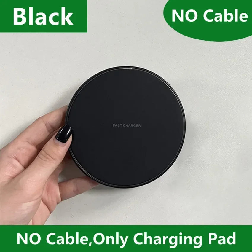 Wireless Charger Mobile Phone Chargers Pad Stand For iPhone 15 14 13 12 11 Pro Max 8 Samsung Xiaomi Fast Charging Dock Station