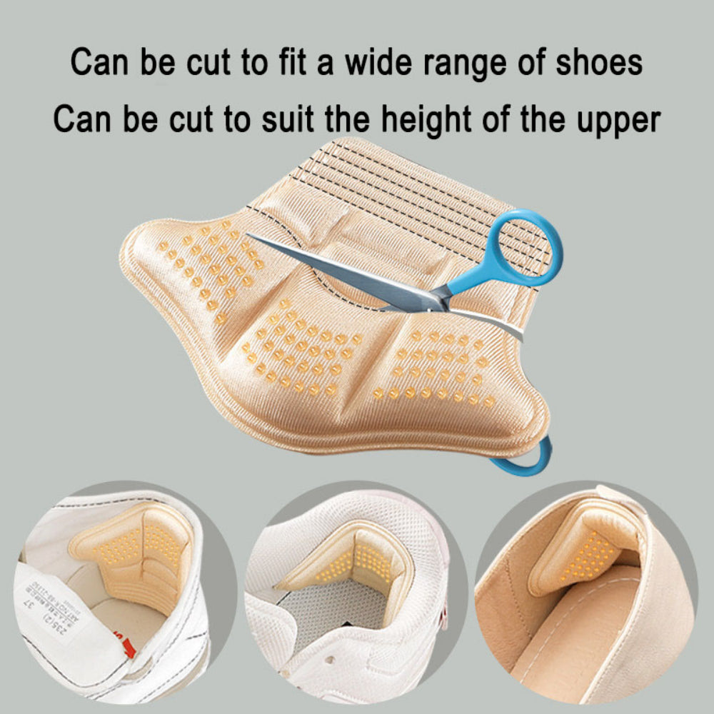Heel Stickers Heel Protectors Sneaker Shrinking Size Insoles Anti-wear Feet Shoe Pads Adjust Size High Heel Cushion Inserts