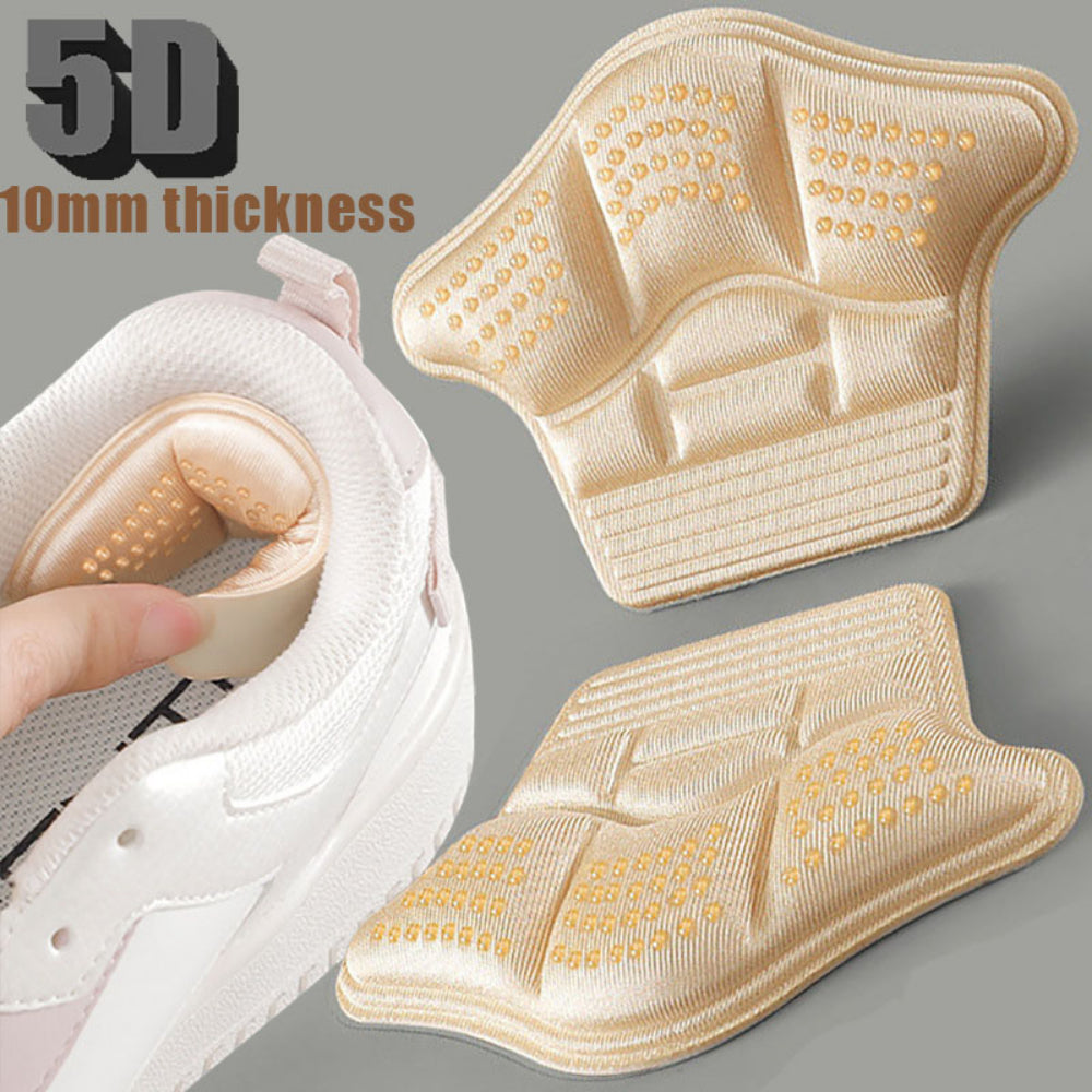 Heel Stickers Heel Protectors Sneaker Shrinking Size Insoles Anti-wear Feet Shoe Pads Adjust Size High Heel Cushion Inserts
