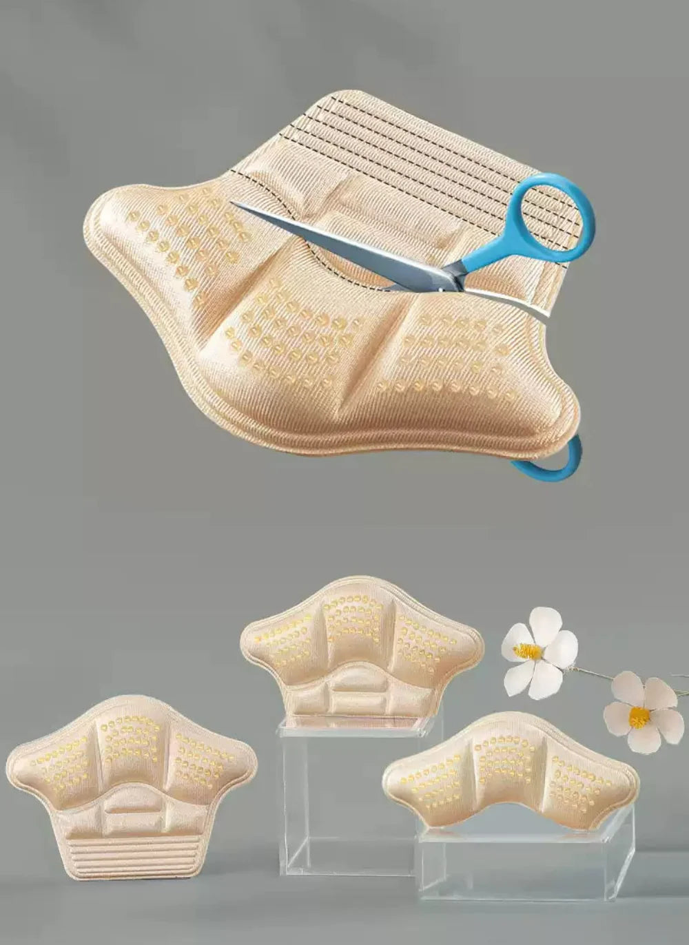 Heel Stickers Heel Protectors Sneaker Shrinking Size Insoles Anti-wear Feet Shoe Pads Adjust Size High Heel Cushion Inserts