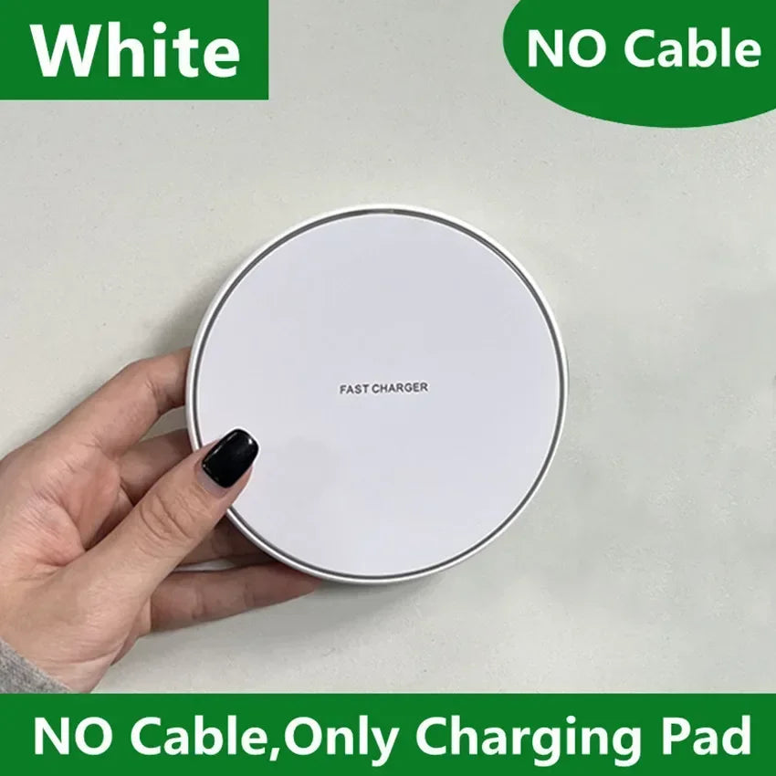 Wireless Charger Mobile Phone Chargers Pad Stand For iPhone 15 14 13 12 11 Pro Max 8 Samsung Xiaomi Fast Charging Dock Station