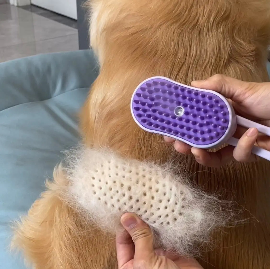 Perie cu pulverizare pentru animale de companie - indepartarea parului sau masaj