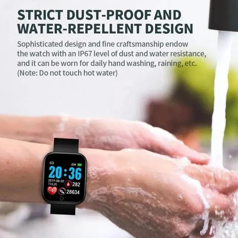 Smart Watch - Ceas inteligent reîncărcabil B37 Real Step Count Ceas fitness nou pentru bărbați și femei Conexiune telefonică Compatibilitate perfectă