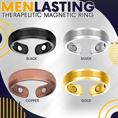 Inel Magnetic terapeutic si pentru slabit - Energy Magnetic Tourmaline Ring Bijuterii pentru îngrijirea sănătății pentru bărbați, femei, inel, produs pentru slăbire, inel magnetic