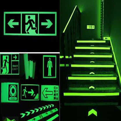 3M Bandă luminoasă Bandă de avertizare Glow In The Dark Autocolante de perete Camera de zi Dormitor Decorare interioară DIY Art Decal Fluorescent