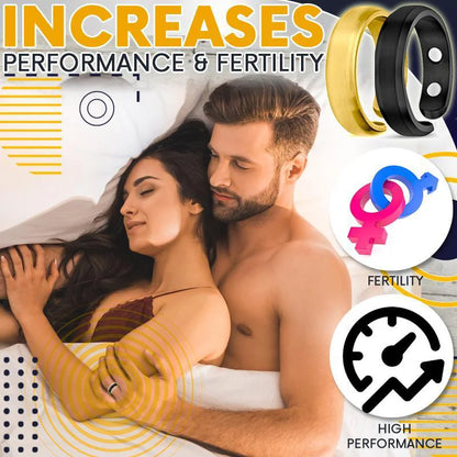 Inel Magnetic terapeutic si pentru slabit - Energy Magnetic Tourmaline Ring Bijuterii pentru îngrijirea sănătății pentru bărbați, femei, inel, produs pentru slăbire, inel magnetic