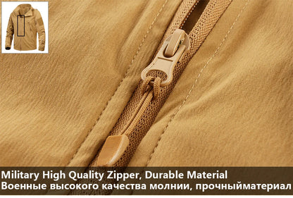 Jachetă marca MEGE -all seasons - pentru barbati -  îmbrăcăminte militară, îmbrăcăminte tactică, îmbrăcăminte de vânt din nailon, respirabilă, ușoară