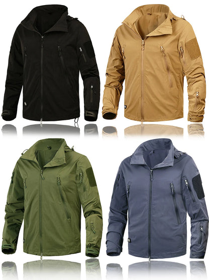 Jachetă marca MEGE -all seasons - pentru barbati -  îmbrăcăminte militară, îmbrăcăminte tactică, îmbrăcăminte de vânt din nailon, respirabilă, ușoară