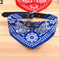 Puppy Neckerchief Adjustable Pet Dog Cat Neck Bandana Collar Scarf Accessories for Cats & Small Dogs Black Red Blue Pink Purple