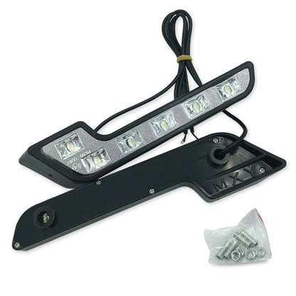 Reflectoare de ceata Universale cu LED-uri 2 buc. 6 LED-uri 12V în formă de L Lampă de ceață durabilă și rezistentă la apă.
