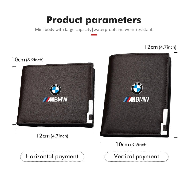 Portofel Pentru proprietarii si/sau pasionatii de BMW PU - Permis de conducere auto, modă, suport card de credit ID portofel G30 G20 M3 M5 E91 E92 E93 E36 E70 X3 X4 X5 X1 E39 F30