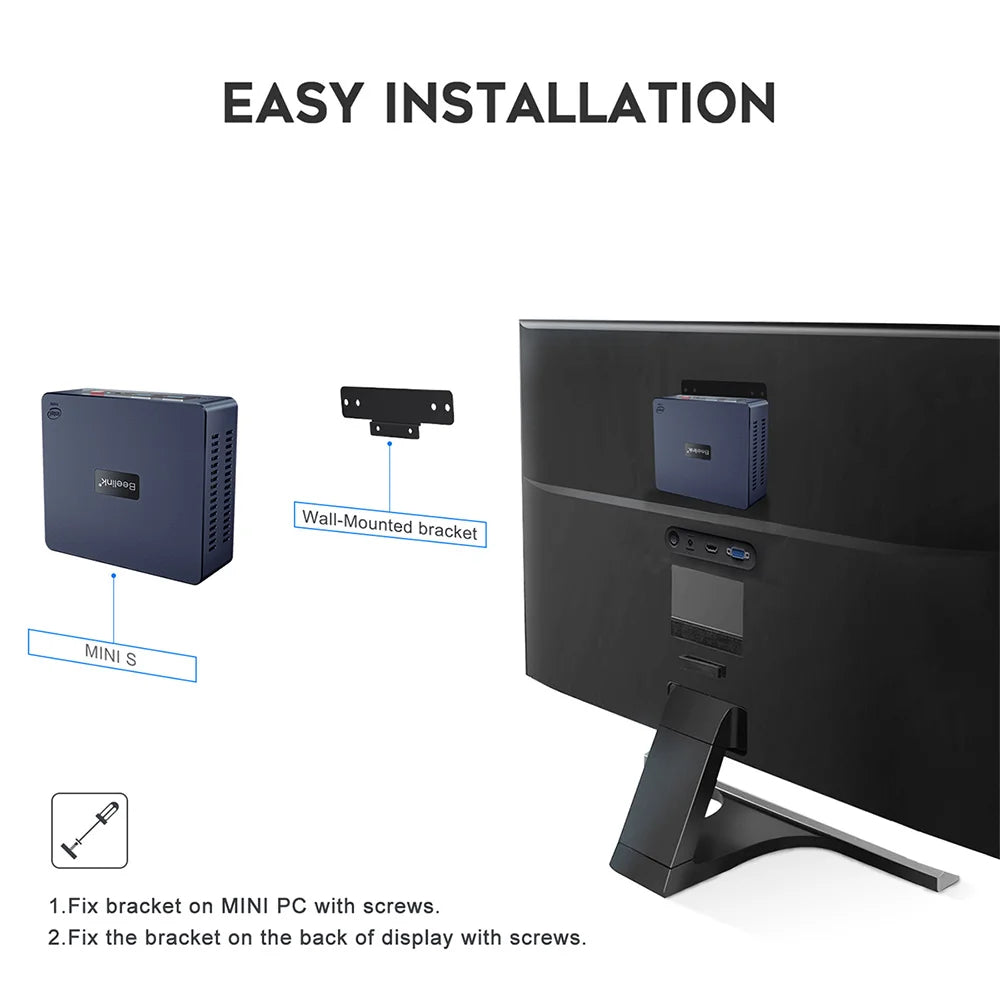 Beelink Mini S13 Intel Twin Lake N150 S12 Pro N100 Mini S N5095 Mini PC N95 8GB 128GB SSD Desktop Gaming Computer VS GMKtec G3