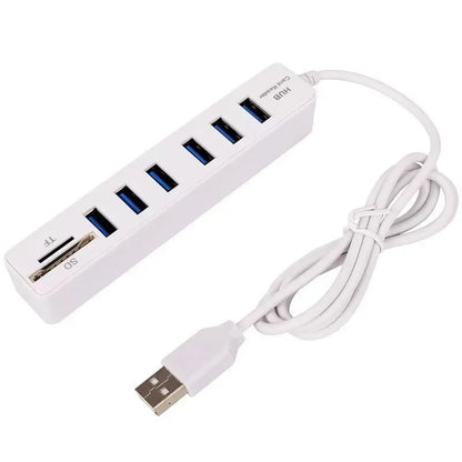Prelungitor / Splitter cu 6 port-uri USB - 1m L
