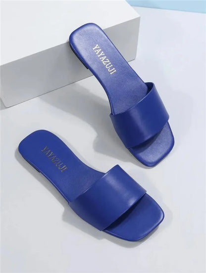 Pantofi plati de dama - Tip Slapi - Diferite culori - Perfecti pentru tinute lejere, casual, chiar si pentru plaja