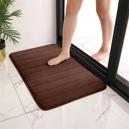 Covoraș de baie super absorbant Covoare anti-alunecare Covoare de baie Covor de podea din spumă cu memorie moale Covor de podea pentru toaletă pentru dormitor Covor de duș Decor acasă