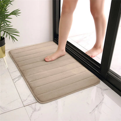 Covoraș de baie super absorbant Covoare anti-alunecare Covoare de baie Covor de podea din spumă cu memorie moale Covor de podea pentru toaletă pentru dormitor Covor de duș Decor acasă