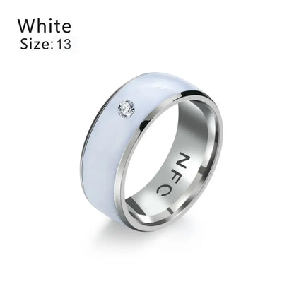 Inel inteligent cu conectare la telefon - NFC Smart Finger Ring Intelligent Wear Connect Android Phone Equipment Rings Fashion