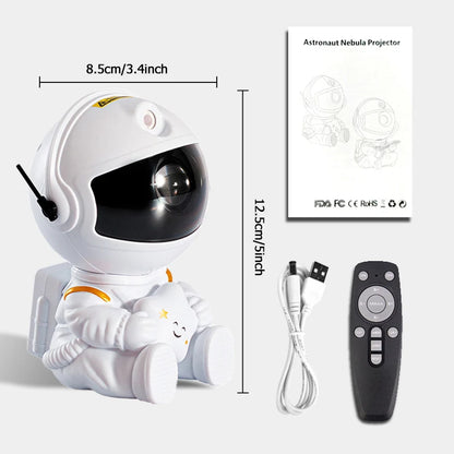 Proiector cu stele Galaxy Lumină de noapte Astronaut Proiector spațial Nebuloasă înstelată Lampă LED de tavan pentru dormitor Casă decorativă cadou pentru copii