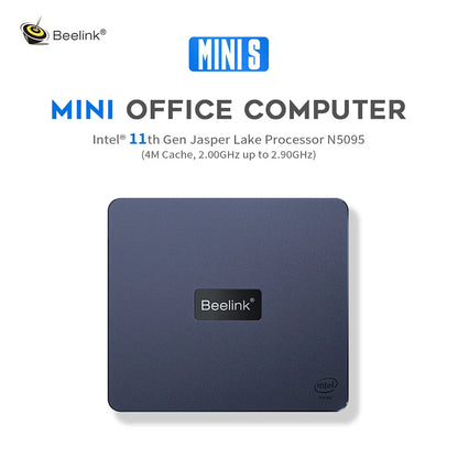 Beelink Mini S13 Intel Twin Lake N150 S12 Pro N100 Mini S N5095 Mini PC N95 8GB 128GB SSD Desktop Gaming Computer VS GMKtec G3