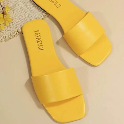 Pantofi plati de dama - Tip Slapi - Diferite culori - Perfecti pentru tinute lejere, casual, chiar si pentru plaja