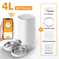 ROJECO Dispenser smart pentru hrana animale de companie cu WiFi pt control de pe telefon