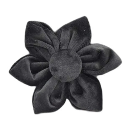 Set Deluxe pentru membrul pufos al familiei - Accesorii Deluxe din catifea neagra pentru catei - Accesoriile pot fi gravate (nu se vand personalizate!)
