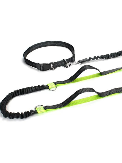 Lesă de alergare pentru câini - Mâinile libere - Jogging - Accesorii pentru câini Lesă pentru câini mari Coardă de tracțiune Accesorii pentru câini de companie