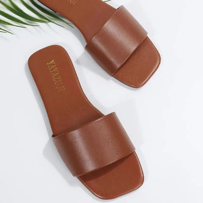 Pantofi plati de dama - Tip Slapi - Diferite culori - Perfecti pentru tinute lejere, casual, chiar si pentru plaja