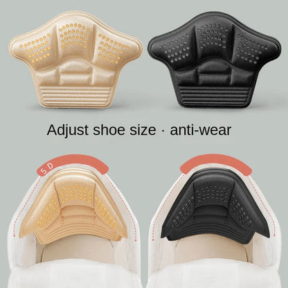 Heel Stickers Heel Protectors Sneaker Shrinking Size Insoles Anti-wear Feet Shoe Pads Adjust Size High Heel Cushion Inserts