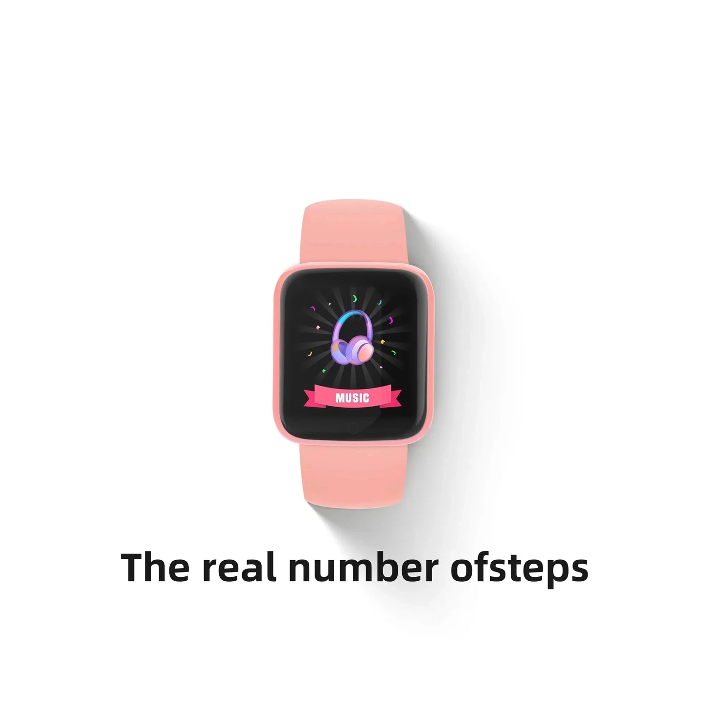 Smart Watch - Ceas inteligent reîncărcabil B37 Real Step Count Ceas fitness nou pentru bărbați și femei Conexiune telefonică Compatibilitate perfectă