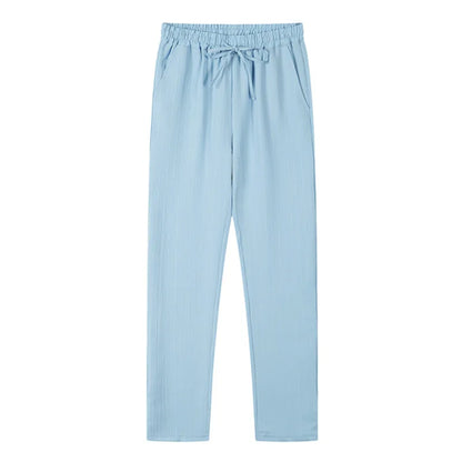 Pantaloni pentru Barbati - Material subtire si foarte comod - Design casual - Talie inalta