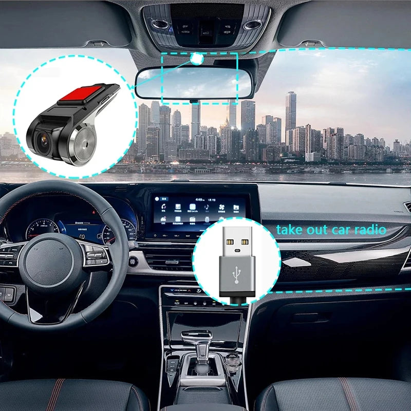 Navigatie - Car Android Navigator USB HD Driving Recorder Media Comes with ADAS Driving Assistance Function Car