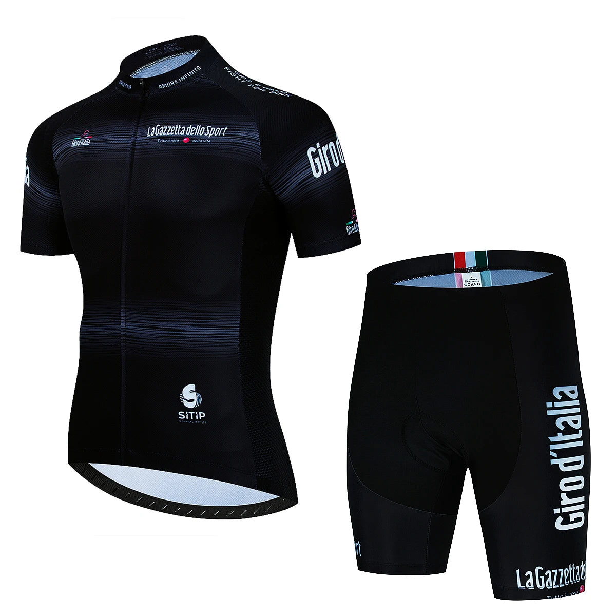 Giro D'ITALIA Pro Team Tricou pentru ciclism de vară sau Set Tricou Mtb cu mânecă scurtă Ciclismo Maillot Îmbrăcăminte pentru bărbați Ciclism