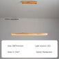 Candelabru suspendat model lemn -  minimalist - Iluminat Led