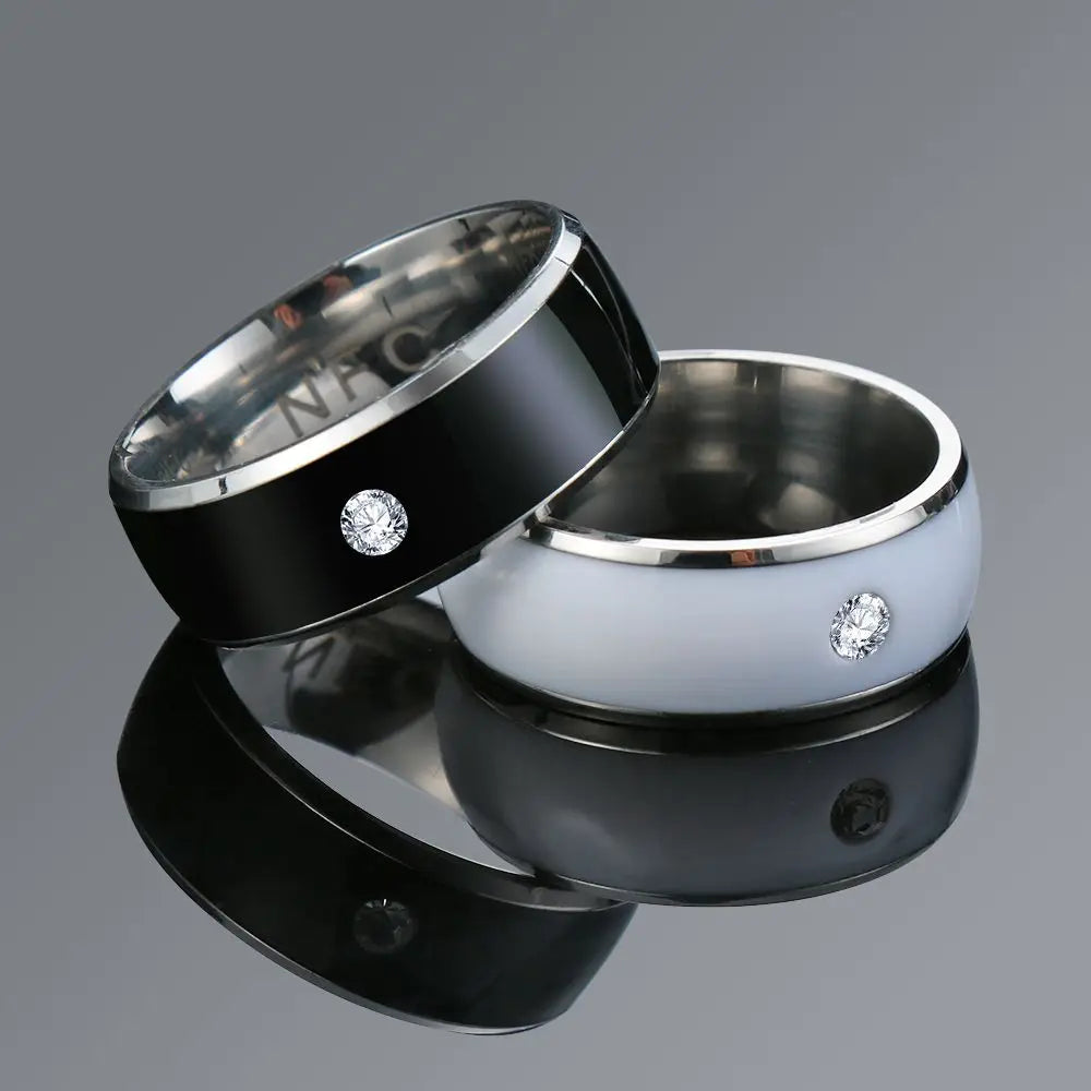 Inel inteligent cu conectare la telefon - NFC Smart Finger Ring Intelligent Wear Connect Android Phone Equipment Rings Fashion