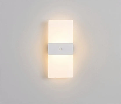 Lampă de perete cu LED fără fir cu senzor de mișcare, reîncărcabilă prin USB, acrilic, noptieră, scară, decor dormitor, accesoriu de iluminat de perete de interior