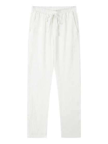 Pantaloni pentru Barbati - Material subtire si foarte comod - Design casual - Talie inalta