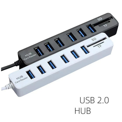 Prelungitor / Splitter cu 6 port-uri USB - 1m L