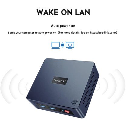 Beelink Mini S13 Intel Twin Lake N150 S12 Pro N100 Mini S N5095 Mini PC N95 8GB 128GB SSD Desktop Gaming Computer VS GMKtec G3