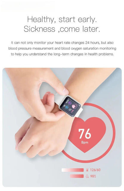 Smart Watch - Ceas inteligent reîncărcabil B37 Real Step Count Ceas fitness nou pentru bărbați și femei Conexiune telefonică Compatibilitate perfectă