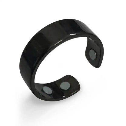 Inel Magnetic terapeutic si pentru slabit - Energy Magnetic Tourmaline Ring Bijuterii pentru îngrijirea sănătății pentru bărbați, femei, inel, produs pentru slăbire, inel magnetic