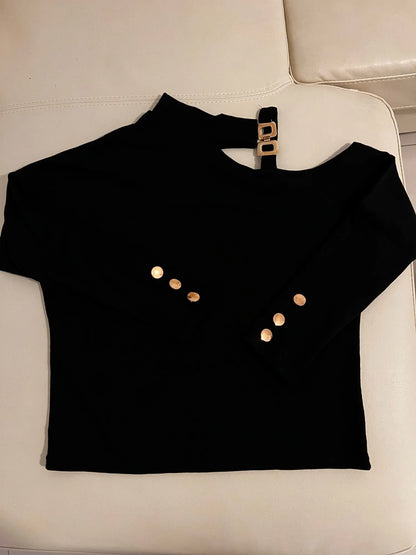 Bluza asimetrica cu croiala moderna - Dama