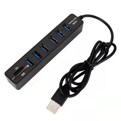 Prelungitor / Splitter cu 6 port-uri USB - 1m L